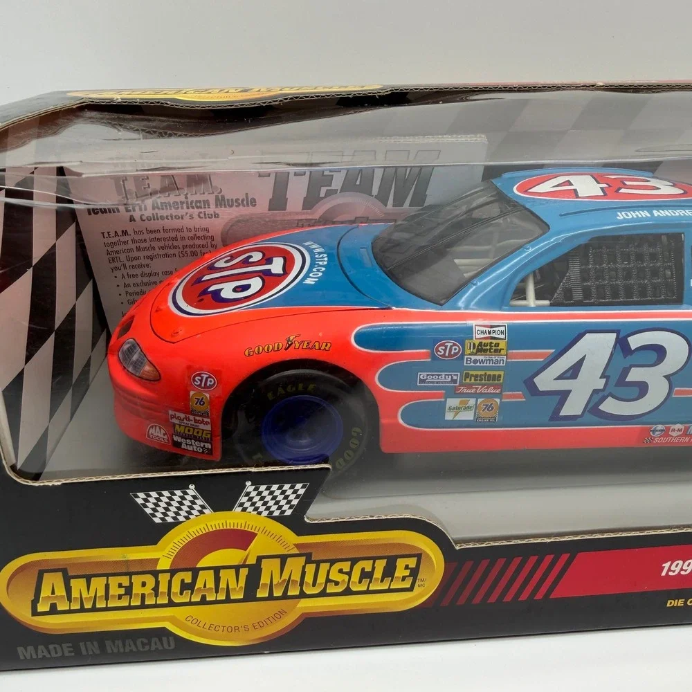 Vintage 1998 ERTL American Muscle #43 John Andretti STP Pontiac Grand Prix 1/18